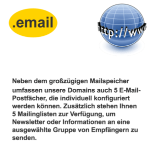 Die .email Domain bietet Platz für eine Vielzahl von Online-Projekten